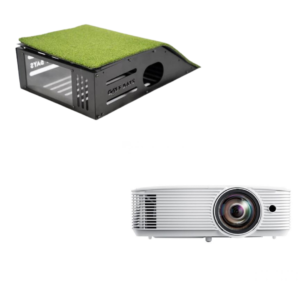 Optoma W309ST Short Throw Projector + Floor Mounted Case Bundle Golf S