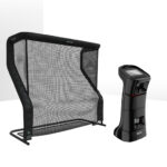 Uneekor EYE MINI Golf Launch Monitor & Simulator Home Net Studio with The Net Return Premium Hitting Net Package