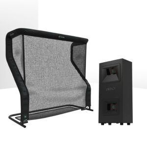 Uneekor EYE MINI LITE Golf Launch Monitor & Simulator Home Net Studio with The Net Return Premium Hitting Net Package